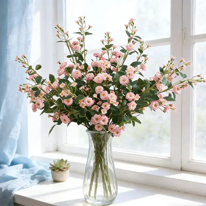 Fleurs Artificielles Faite à la Main Marguerites pour Maison