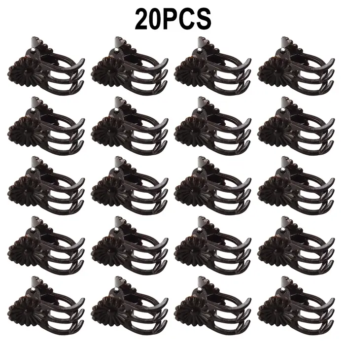 20 pièces orchidée tige pince plante Support vigne Clips en plastique fleur grandir branche pinces jardin