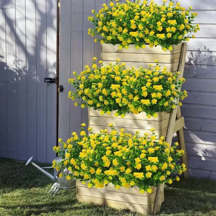 Fleurs artificielles pour décoration de jardin