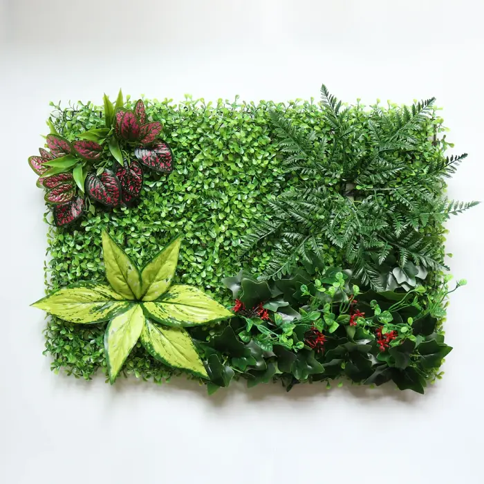Décoration de la maison plante artificielle pelouse herbe mousse verte faux mur jardin décor intérieur extérieur