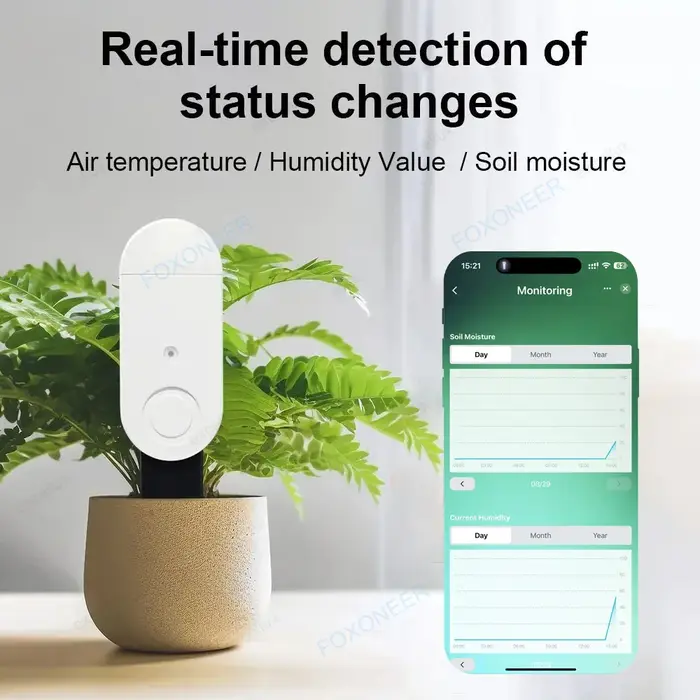 Capteur d'humidité du sol Zigbee moniteur intelligent plantes testeur