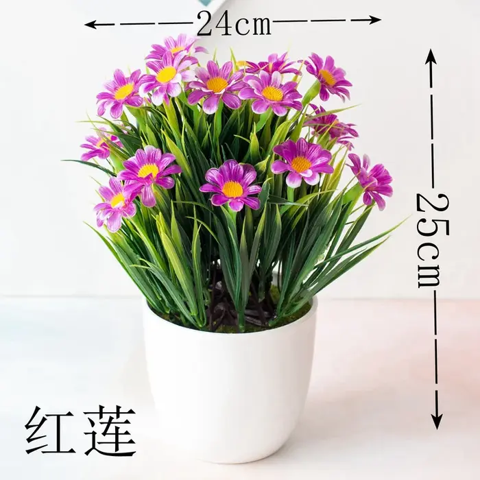 Fausse plante de chrysanthème artificielle