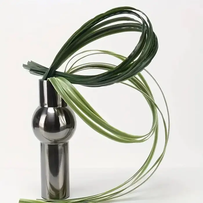 Tige de fleur verte foncée artificielle, 5 pièces, matériel Floral, accessoires de tige de fil faits à la main pour la décoration de la maison et du mariage