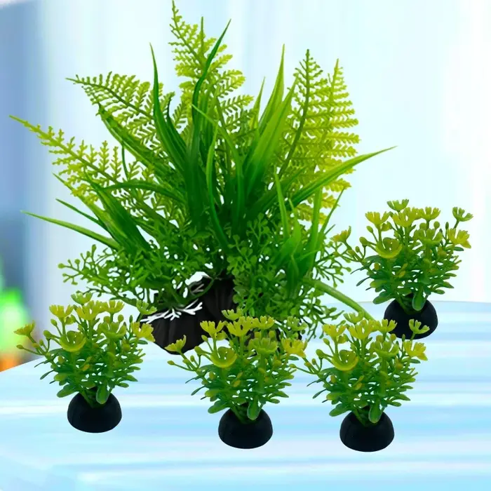 Ornements de plantes d'aquarium