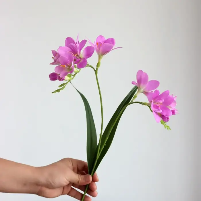 Fleur d'orchidée vanille artificielle