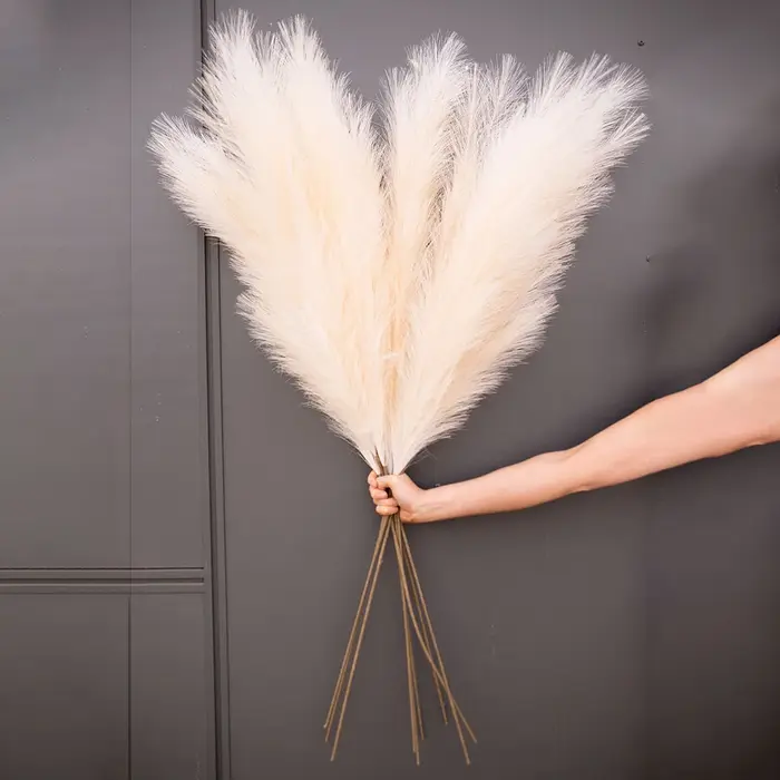 1 pièces Faux Pampas herbe décor Plume
