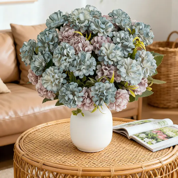 Fleurs artificielles en soie