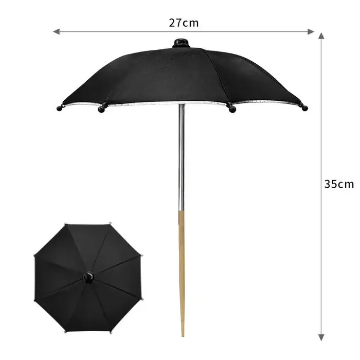 Parasols de jardin ronds réglables en hauteur