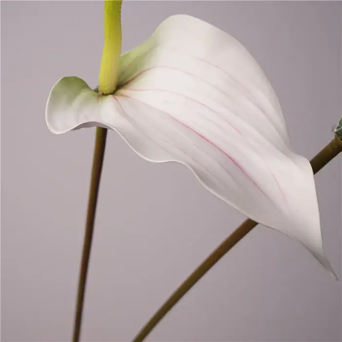 Fleur de palmier artificielle en Latex Anthurium