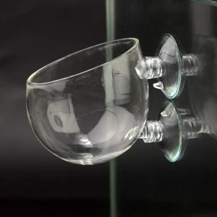 Pot de décoration pour aquarium, pot en verre pour plantes aquatiques avec support à ventouse, cylindre de plantation, accessoires pour aquarium
