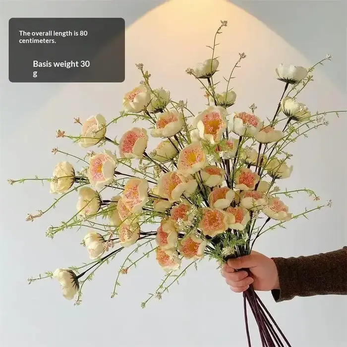 Fleurs artificielles décoratives, papillons, plantes artificielles, décoration de chambre, art esthé
