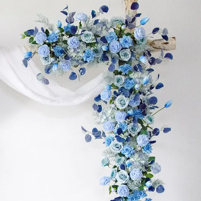 NucleoFor-Arche de Fleurs Artificielles pour Décoration de Mariage