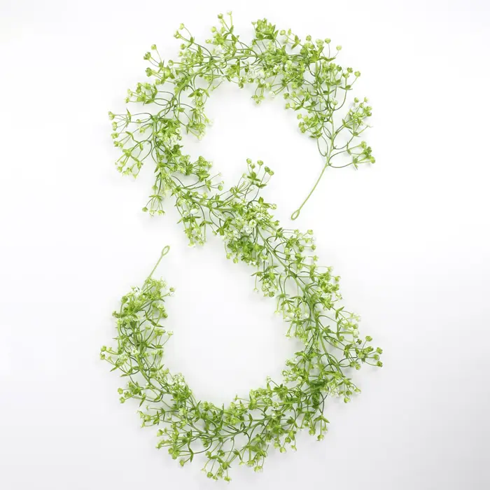 Guirlande de fleurs artificielles gypsophile, 175CM, fausses fleurs, pour arc de mariage, décoration