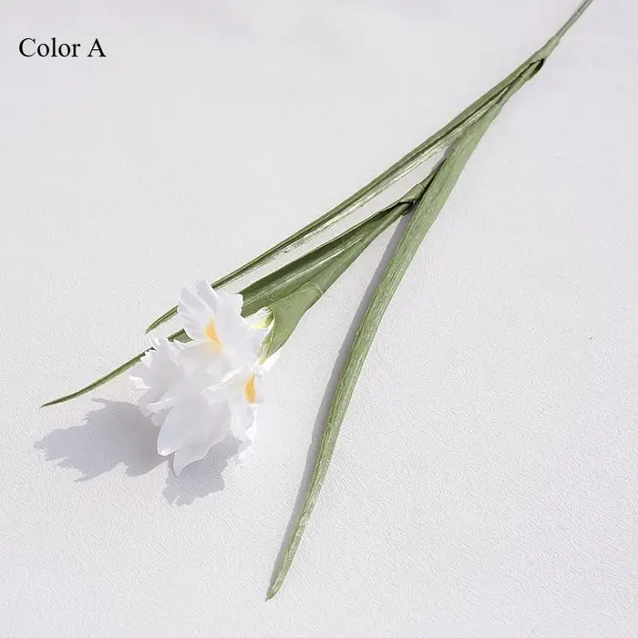 Fleurs d'iris artificielles 67cm, pour mariage, maison, cuisine, décoration de fête, longues tiges, 