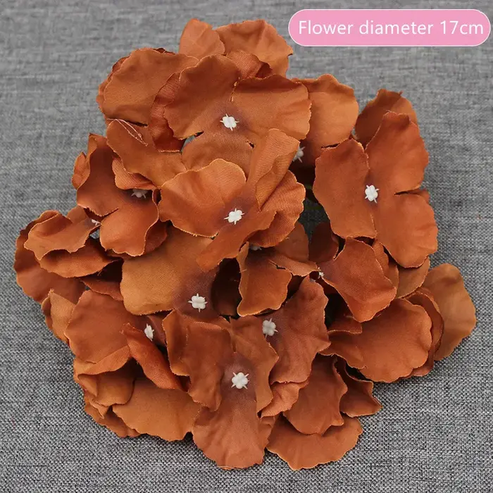 Série de fleurs artificielles couleur caramel pour mariage, décoration florale de chemin d'accès, am