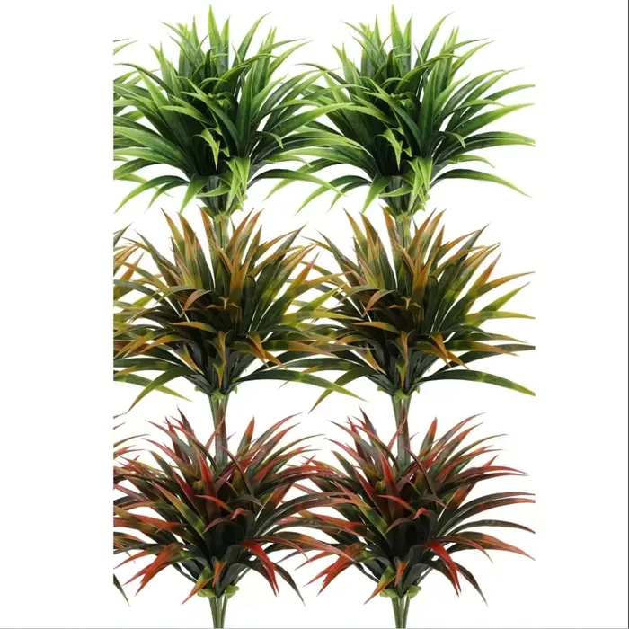 Plante verte artificielle Gome, type Orchidée Sabre, pour décoration extérieure, cours, jardins, vit