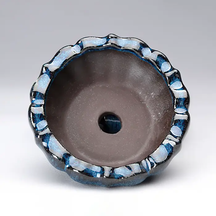 Pots de bonsaï en poterie de Style chinois avec trou de vidange