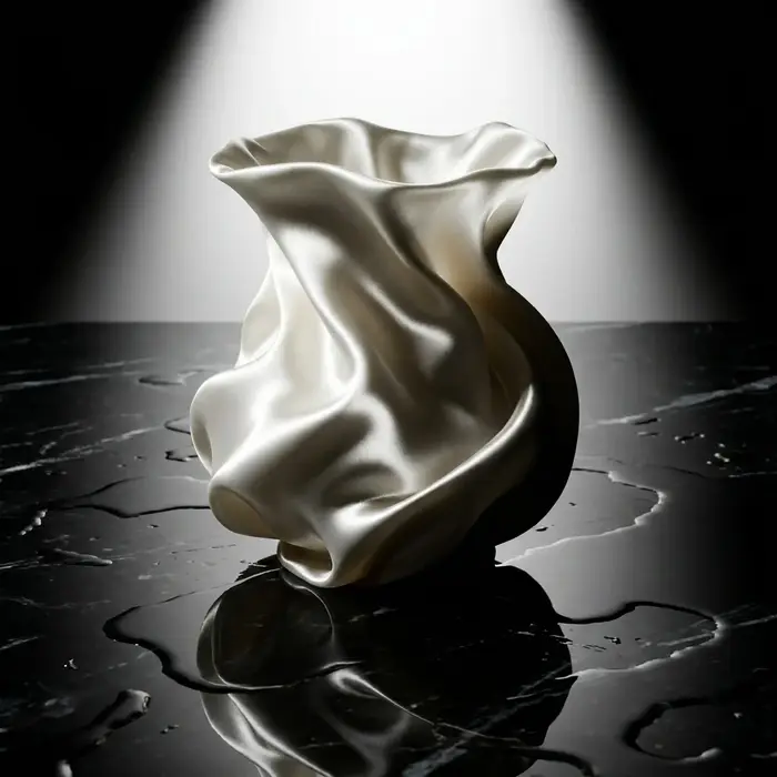 Vase à fleurs imprimé en 3D