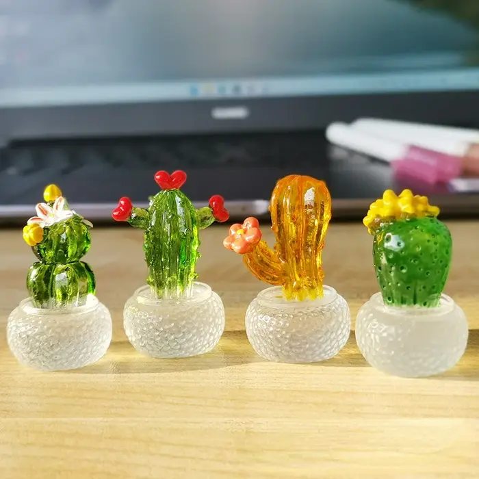 Simulation créative de plante de Cactus