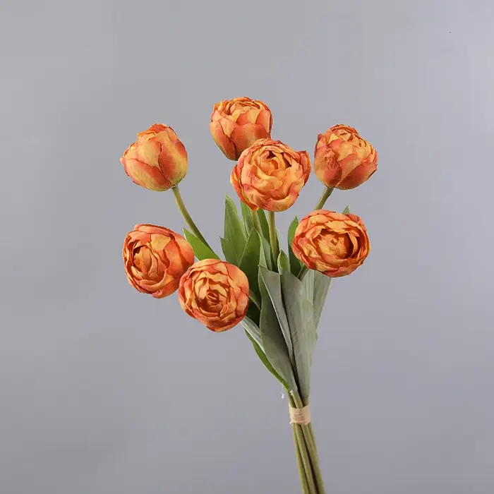 Bouquet de fleurs artificielles en soie