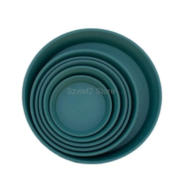 Plateaux de pots de fleurs en plastique vert