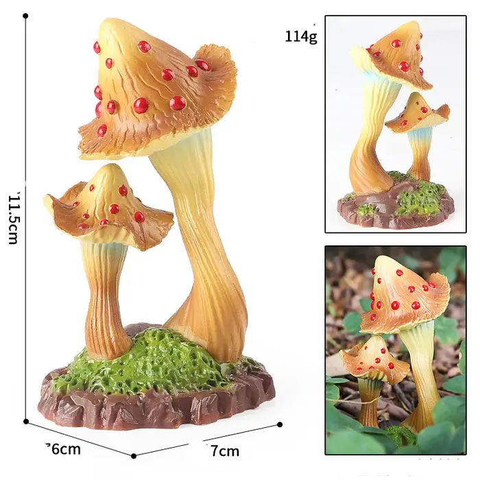 Simulation plante solide ornement champignon vénus piège à mouche Carnegiea Gigantea jardin pot de fleurs décor à la maison Miniatures