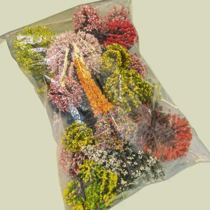 30 pièces/lot d'arbres modèles de fleurs