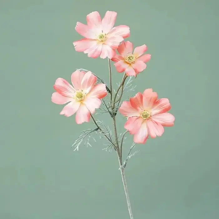 Branche de fleur artificielle Cosmos de 77 cm de longueur