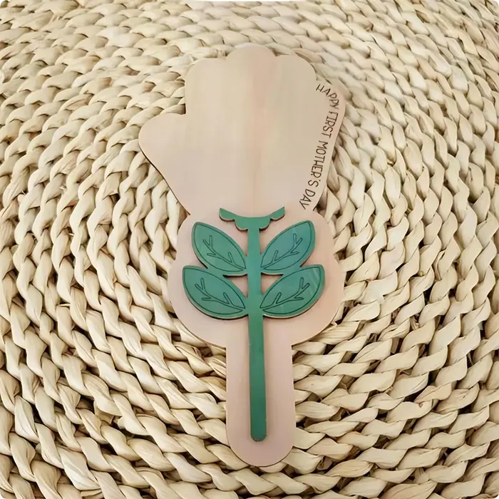 Plaque en bois vierge à imprimer, pré-découpée, pour peinture DIY, cadeau fait main pour enfants, id