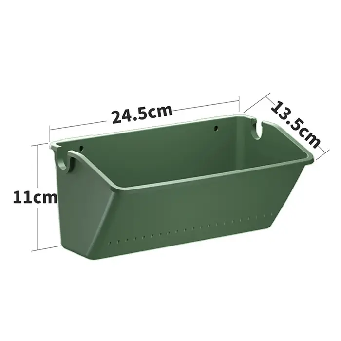 Contenant mural en plastique pour pot de fleur