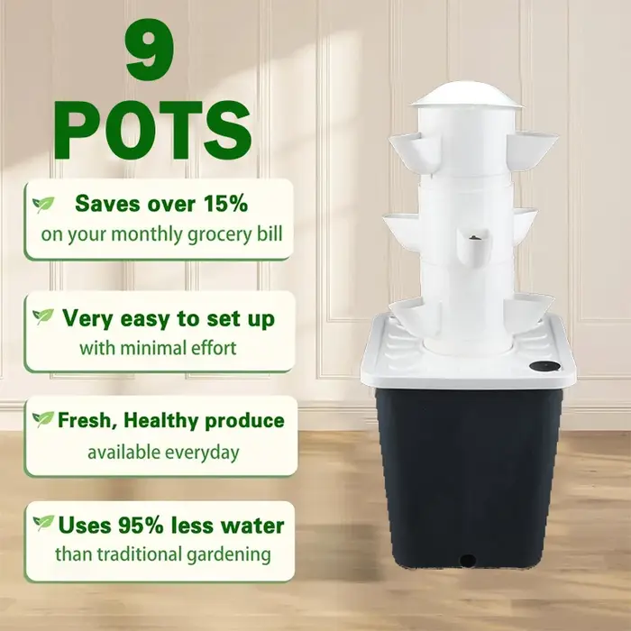 Communautés teur Vertical Hydroponique à 3 Couches pour Plantes de délégations, Équipement de Cultur