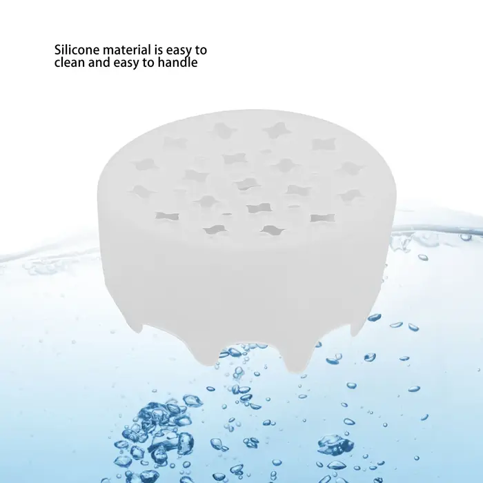 Support de fleurs en silicone semi-transparent pour arrangement floral
