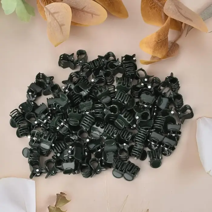 10/50/100 PIÈCES Pinces de Soutien Végétales Vert Foncé à 6 Griffes pour Orchidées