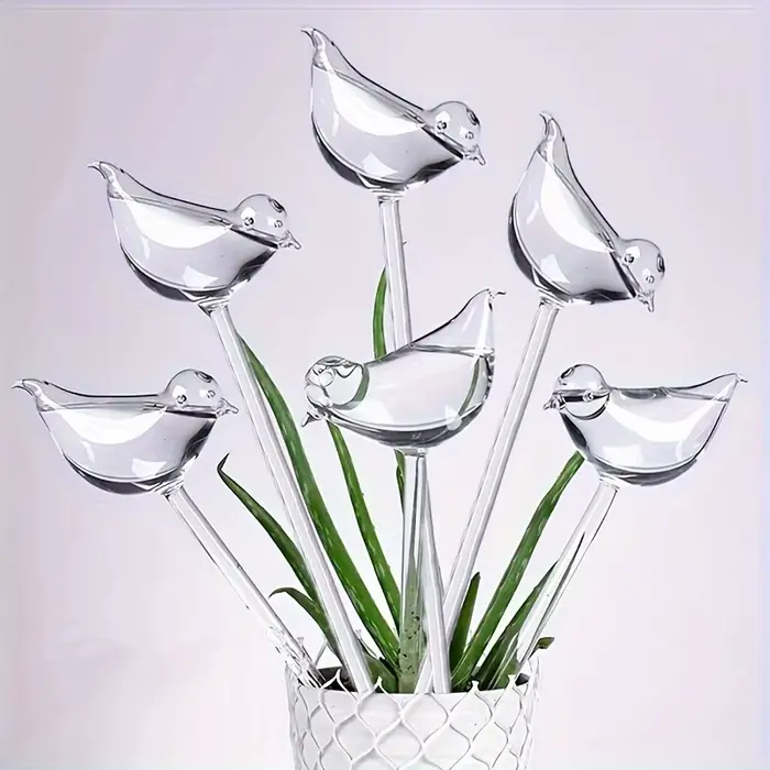 Globes d'arrosage automatique en forme d'oiseau