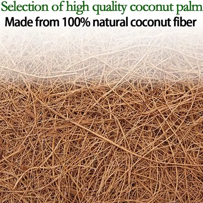 Protecteur d'anneau de paillis d'arbre en fibre de coco naturelle, barrière contre les mauvaises her