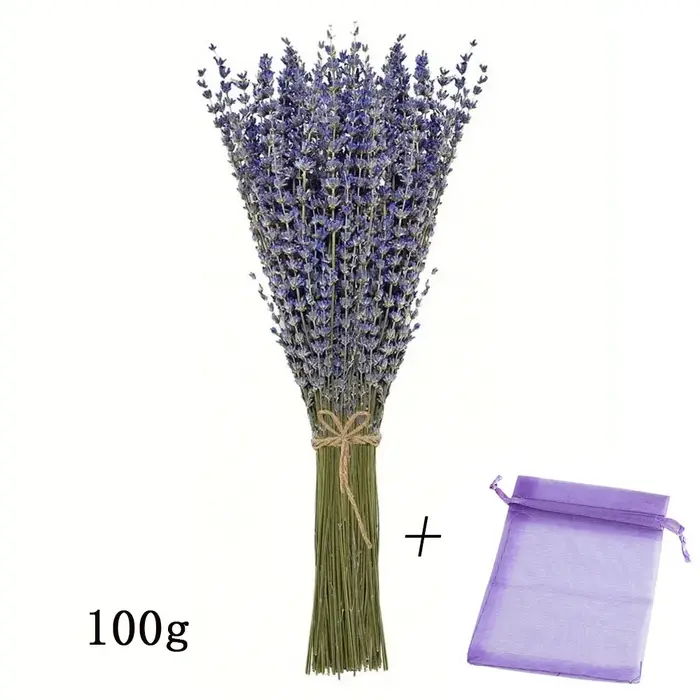 Bouquet de fleurs séchées de lavande, 90g, gypsophile mixte, décoration de la maison, cadeau de Coup
