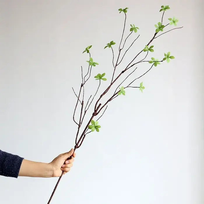 3 pièces de plantes artificielles en soie