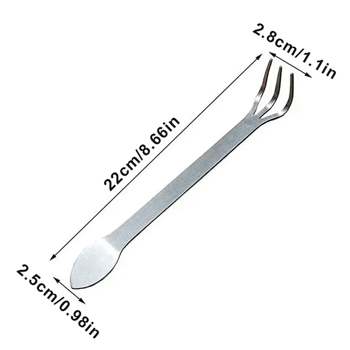 Râteau à racines en acier inoxydable