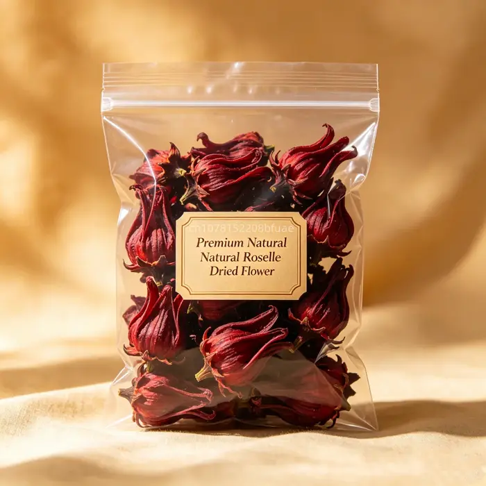 Fleurs séchées de roselle naturelle de qualité supérieure pour la fabrication de savons