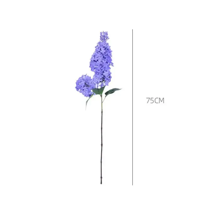 Nouvelle Fleur Artificielle en Silicone Lilas