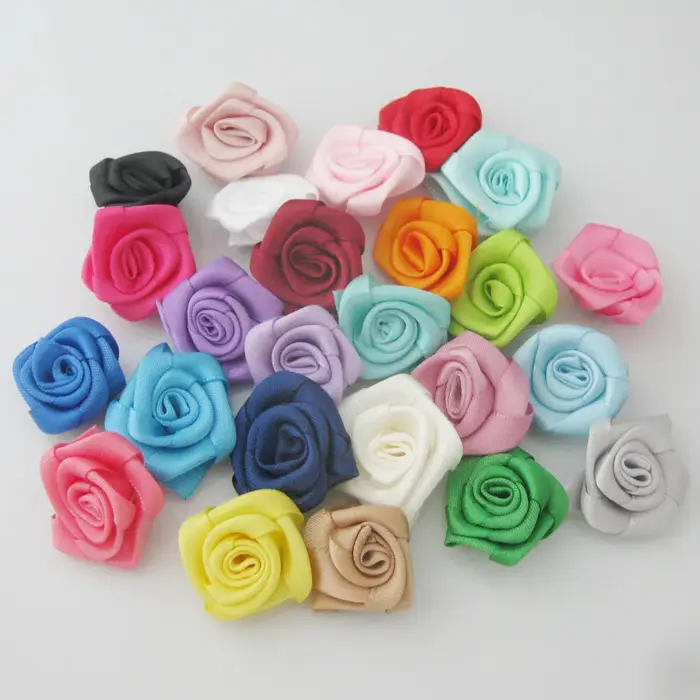Ruban Rose Rose pour Décoration Artisanale, Accessoires de Couture, 30mm environ