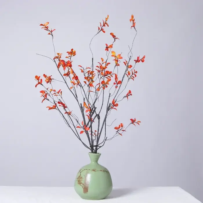 Simulation de feuilles d'érable d'automne