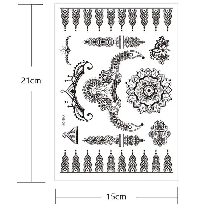 Autocollant de tatouage temporaire