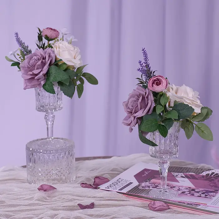 Bouquet de fleurs série violette H865304