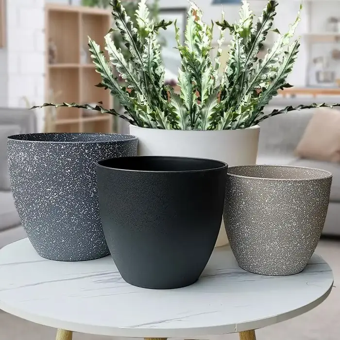 Pot de fleurs bonsaï en plastique