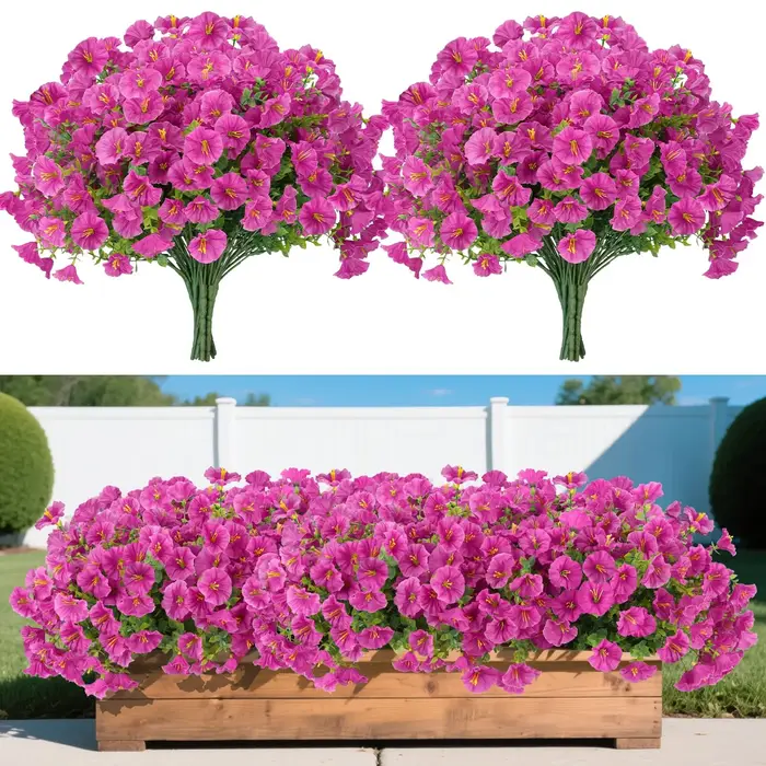 Fleurs artificielles pour décoration extérieure