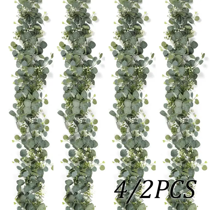 Guirlande suspendue d'eucalyptus artificiel