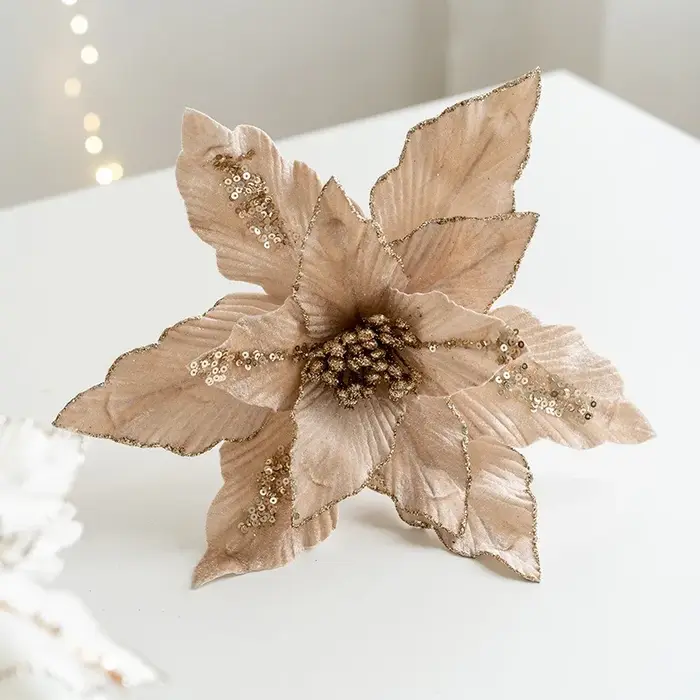 Fleur de Noël artificielle de haute qualité
