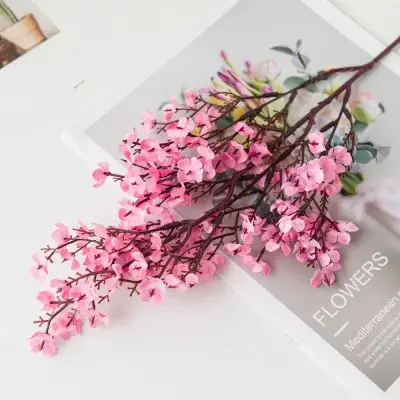 Fleurs de cerisier fleurs artificielles souffle de bébé gypsophile fausses fleurs bricolage mariage 