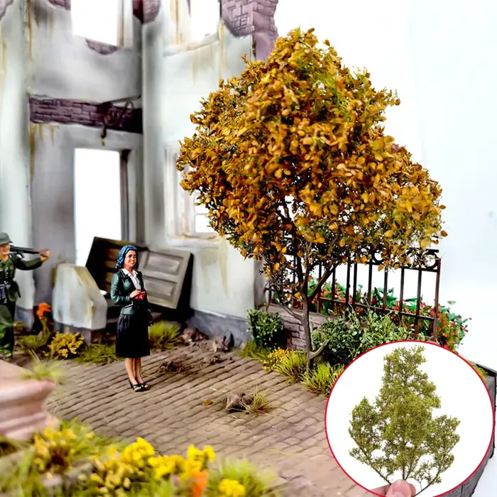 Simulation de gros arbre modèle arbustes
